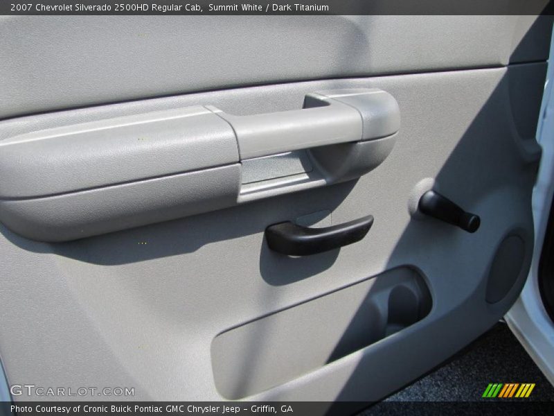Summit White / Dark Titanium 2007 Chevrolet Silverado 2500HD Regular Cab