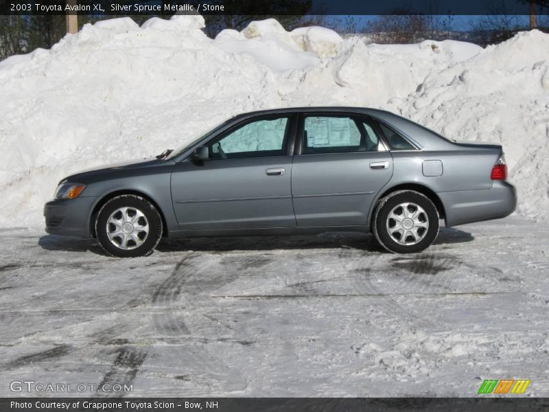 Silver Spruce Metallic / Stone 2003 Toyota Avalon XL