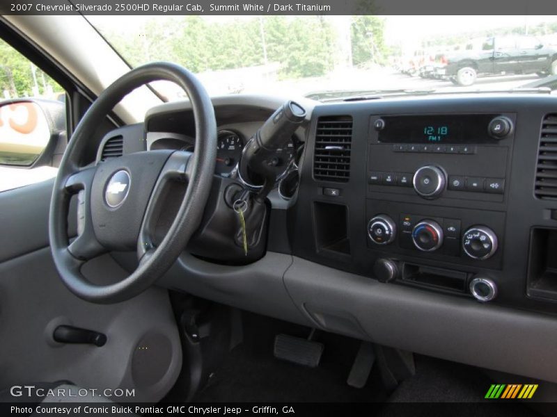 Summit White / Dark Titanium 2007 Chevrolet Silverado 2500HD Regular Cab