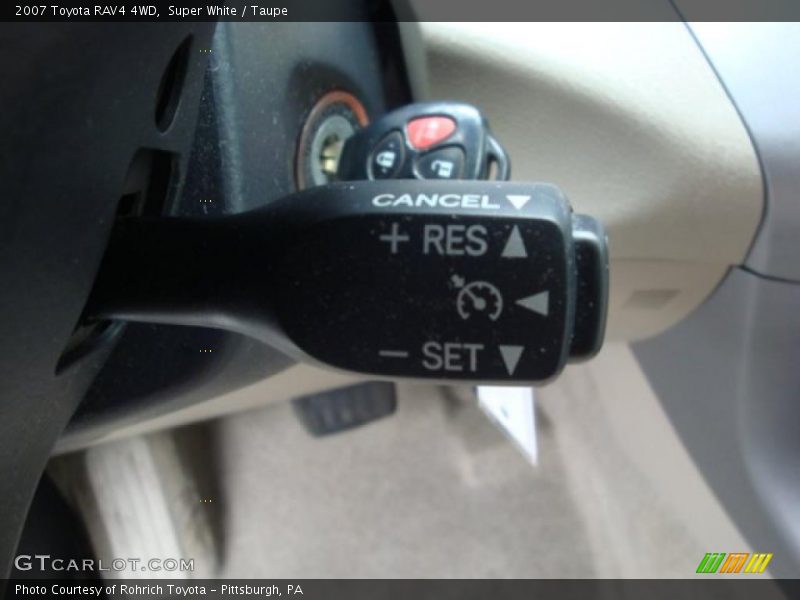 Super White / Taupe 2007 Toyota RAV4 4WD