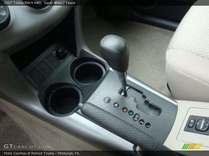 Super White / Taupe 2007 Toyota RAV4 4WD
