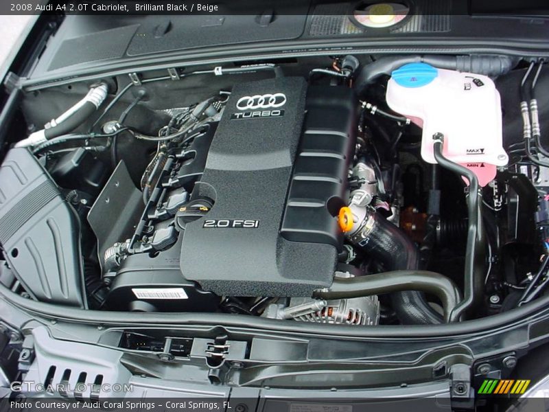 Brilliant Black / Beige 2008 Audi A4 2.0T Cabriolet