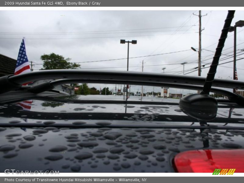 Ebony Black / Gray 2009 Hyundai Santa Fe GLS 4WD