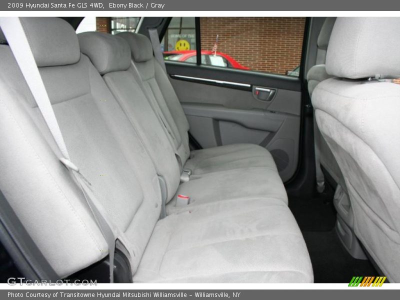 Ebony Black / Gray 2009 Hyundai Santa Fe GLS 4WD