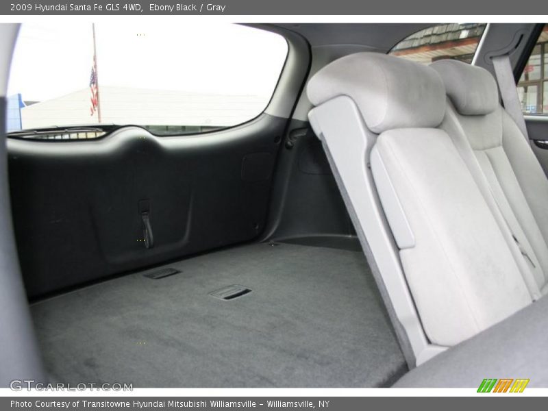 Ebony Black / Gray 2009 Hyundai Santa Fe GLS 4WD