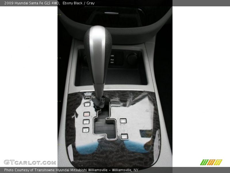 Ebony Black / Gray 2009 Hyundai Santa Fe GLS 4WD