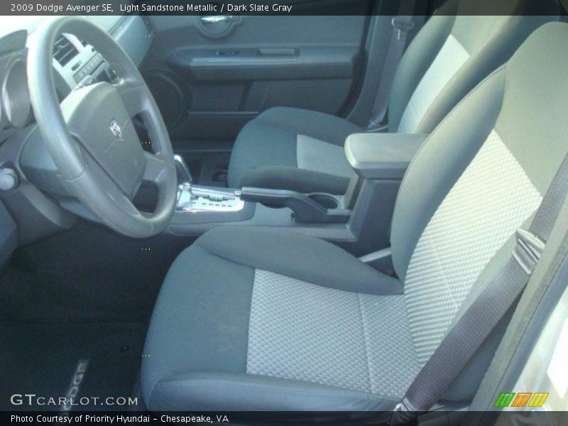 Light Sandstone Metallic / Dark Slate Gray 2009 Dodge Avenger SE