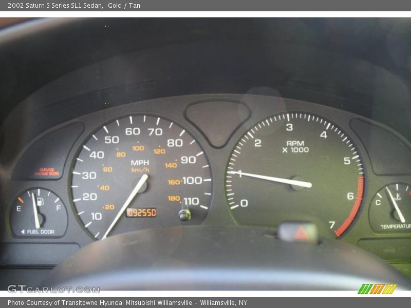 Gold / Tan 2002 Saturn S Series SL1 Sedan