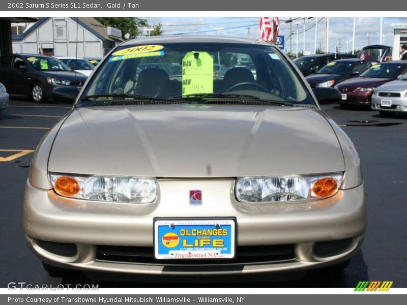 Gold / Tan 2002 Saturn S Series SL1 Sedan
