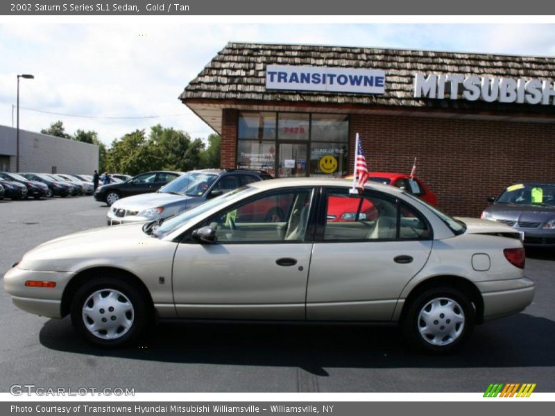 Gold / Tan 2002 Saturn S Series SL1 Sedan