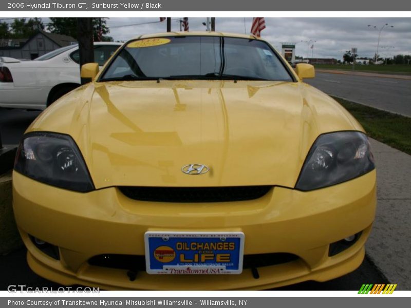 Sunburst Yellow / Black 2006 Hyundai Tiburon GT
