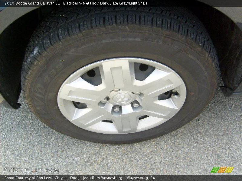 Blackberry Metallic / Dark Slate Gray/Light Shale 2010 Dodge Grand Caravan SE