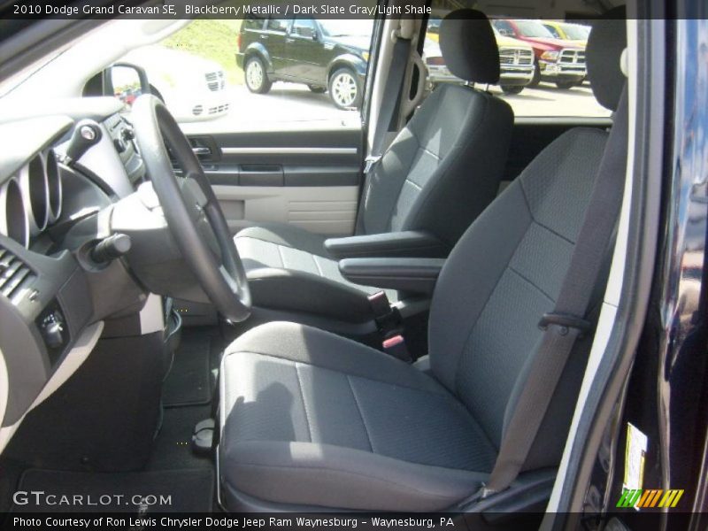 Blackberry Metallic / Dark Slate Gray/Light Shale 2010 Dodge Grand Caravan SE