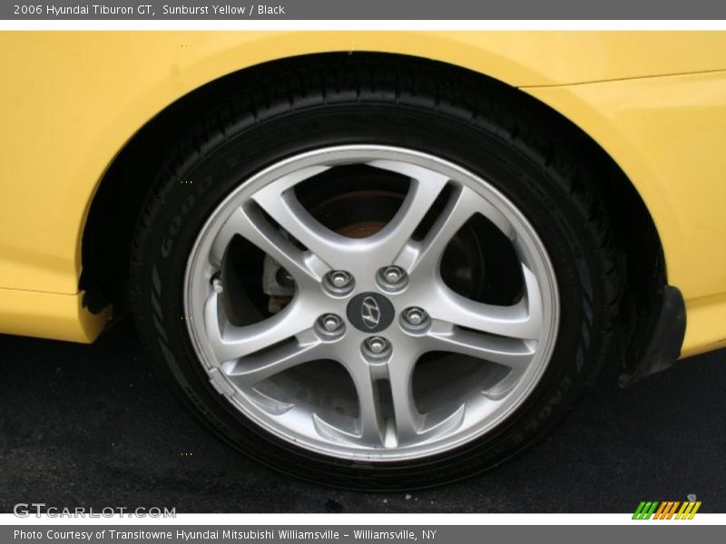 Sunburst Yellow / Black 2006 Hyundai Tiburon GT