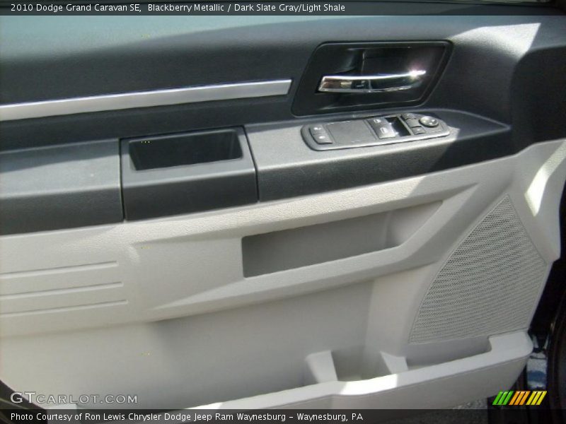 Blackberry Metallic / Dark Slate Gray/Light Shale 2010 Dodge Grand Caravan SE