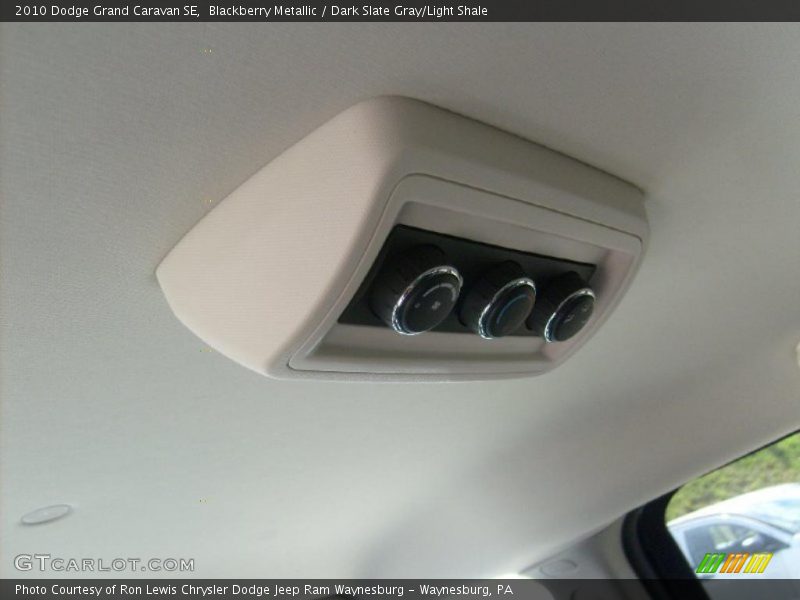 Blackberry Metallic / Dark Slate Gray/Light Shale 2010 Dodge Grand Caravan SE
