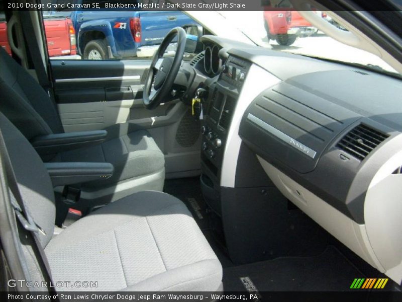 Blackberry Metallic / Dark Slate Gray/Light Shale 2010 Dodge Grand Caravan SE