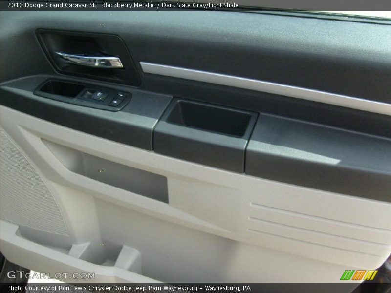 Blackberry Metallic / Dark Slate Gray/Light Shale 2010 Dodge Grand Caravan SE