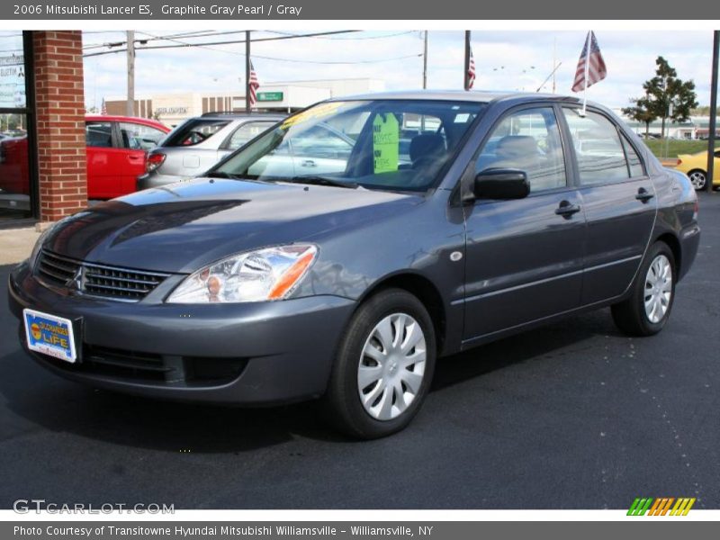 Graphite Gray Pearl / Gray 2006 Mitsubishi Lancer ES