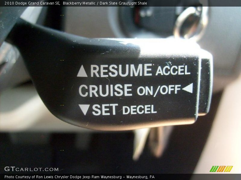 Blackberry Metallic / Dark Slate Gray/Light Shale 2010 Dodge Grand Caravan SE