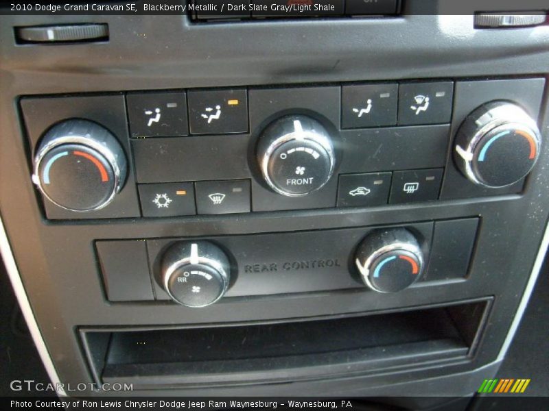 Blackberry Metallic / Dark Slate Gray/Light Shale 2010 Dodge Grand Caravan SE