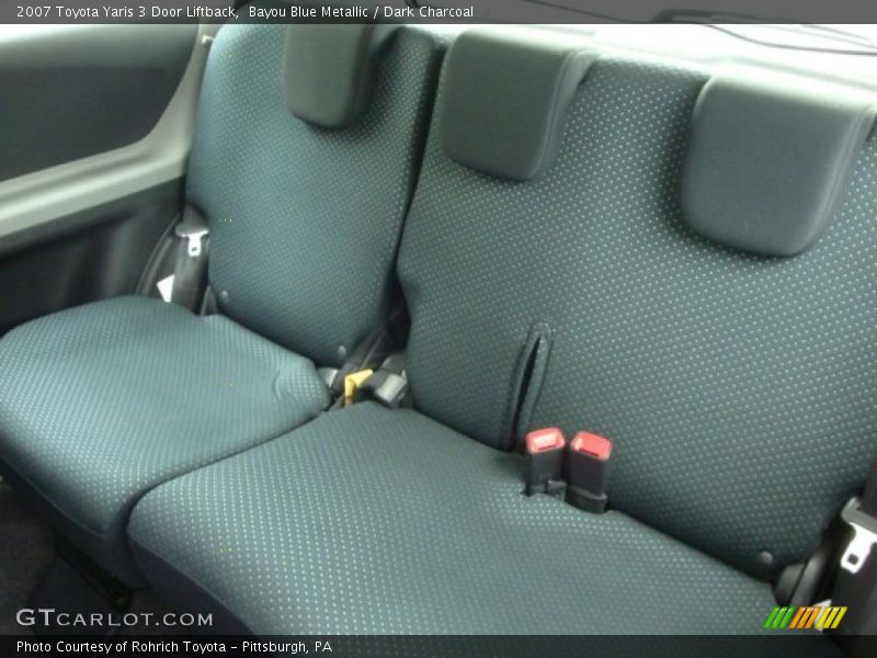Bayou Blue Metallic / Dark Charcoal 2007 Toyota Yaris 3 Door Liftback
