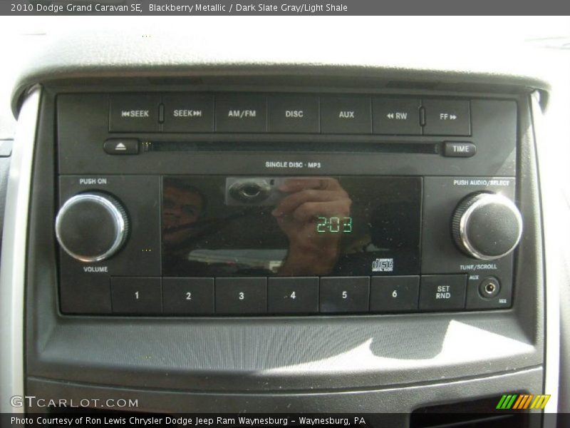 Blackberry Metallic / Dark Slate Gray/Light Shale 2010 Dodge Grand Caravan SE