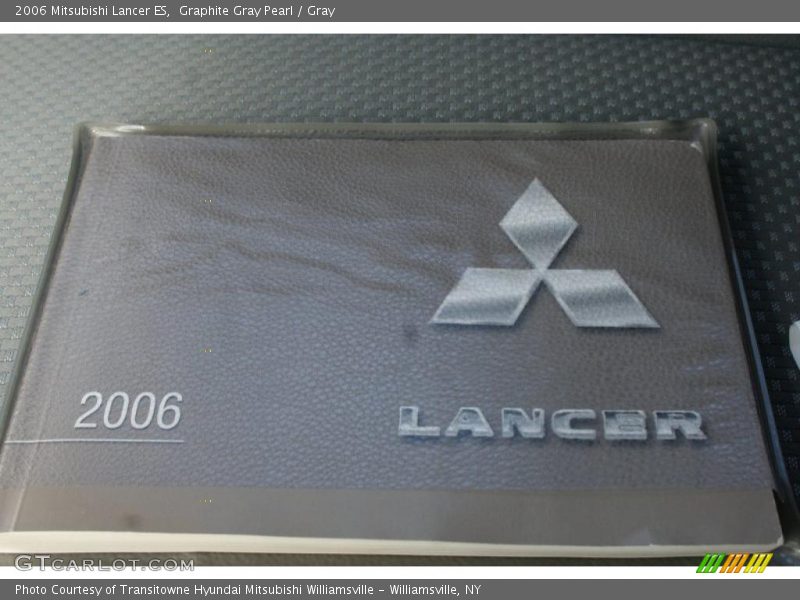 Graphite Gray Pearl / Gray 2006 Mitsubishi Lancer ES