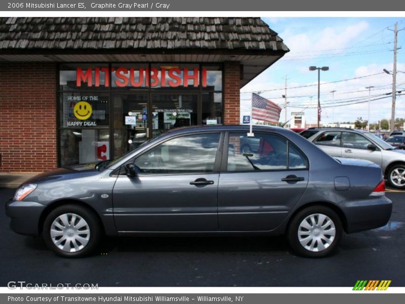 Graphite Gray Pearl / Gray 2006 Mitsubishi Lancer ES