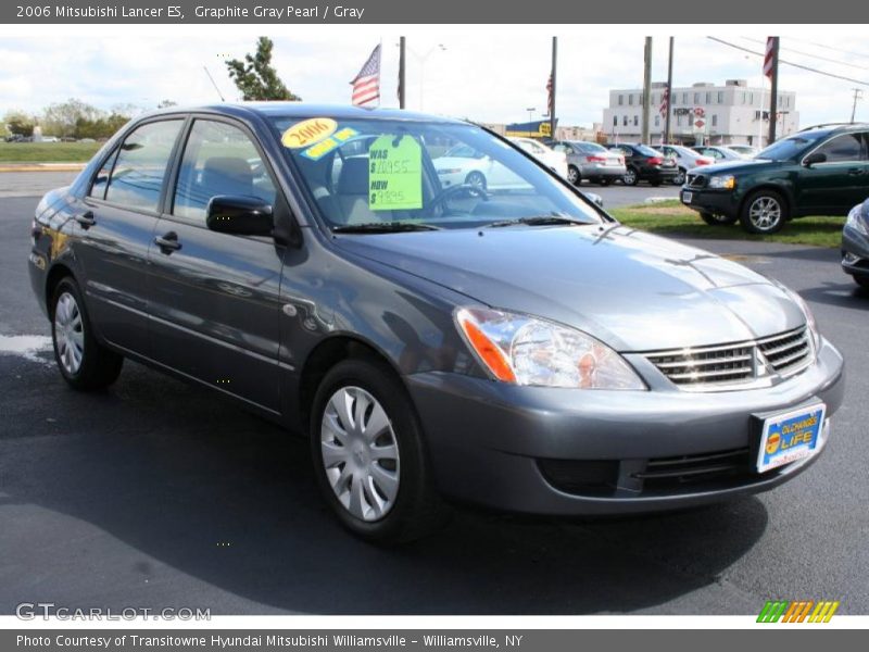 Graphite Gray Pearl / Gray 2006 Mitsubishi Lancer ES