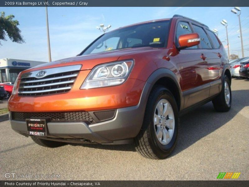 Copperhead / Gray 2009 Kia Borrego LX V6