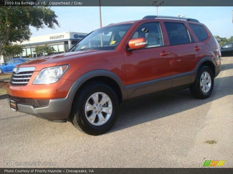 Copperhead / Gray 2009 Kia Borrego LX V6