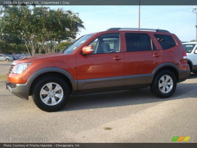 Copperhead / Gray 2009 Kia Borrego LX V6