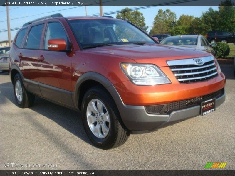 Copperhead / Gray 2009 Kia Borrego LX V6