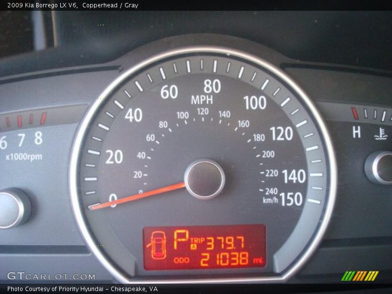 Copperhead / Gray 2009 Kia Borrego LX V6