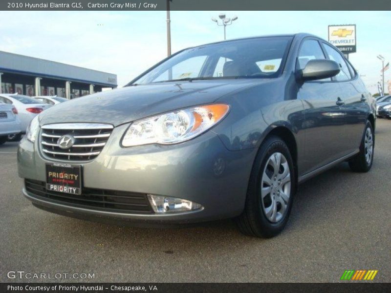 Carbon Gray Mist / Gray 2010 Hyundai Elantra GLS