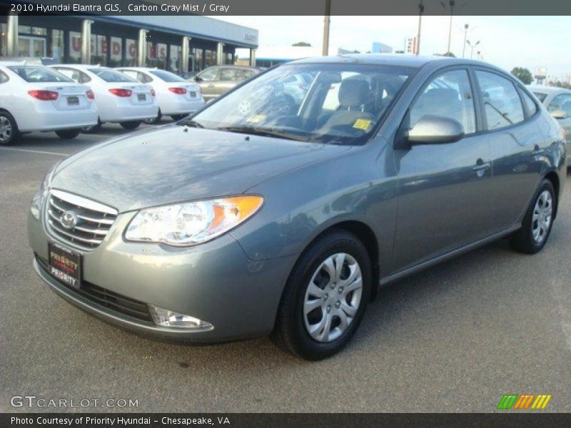 Carbon Gray Mist / Gray 2010 Hyundai Elantra GLS