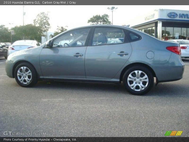 Carbon Gray Mist / Gray 2010 Hyundai Elantra GLS