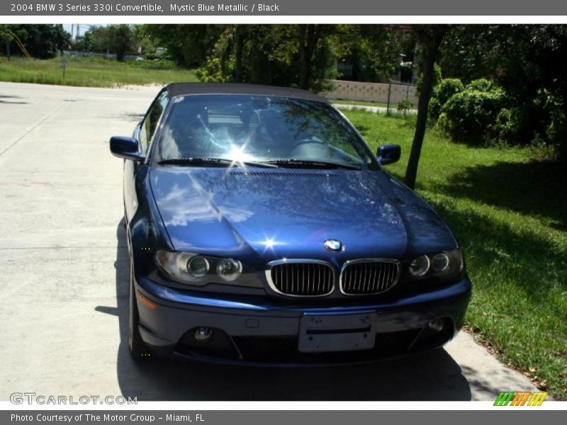 Mystic Blue Metallic / Black 2004 BMW 3 Series 330i Convertible