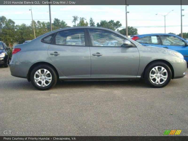 Carbon Gray Mist / Gray 2010 Hyundai Elantra GLS