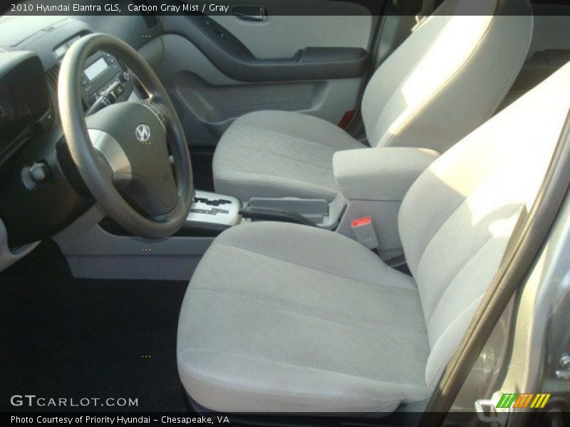 Carbon Gray Mist / Gray 2010 Hyundai Elantra GLS