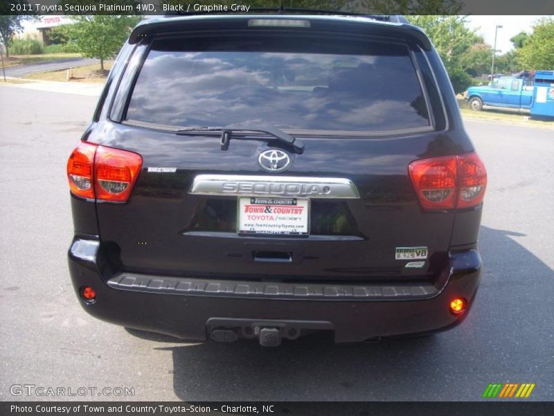 Black / Graphite Gray 2011 Toyota Sequoia Platinum 4WD