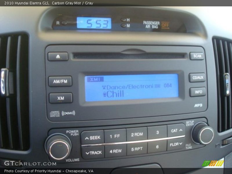 Carbon Gray Mist / Gray 2010 Hyundai Elantra GLS