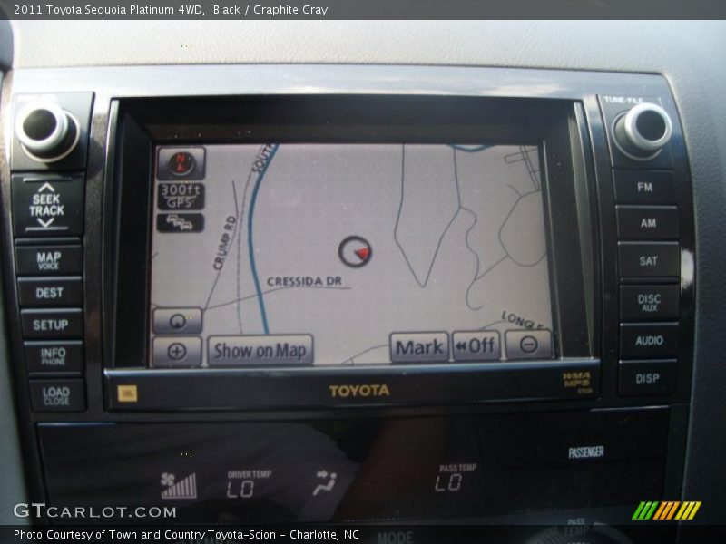Black / Graphite Gray 2011 Toyota Sequoia Platinum 4WD
