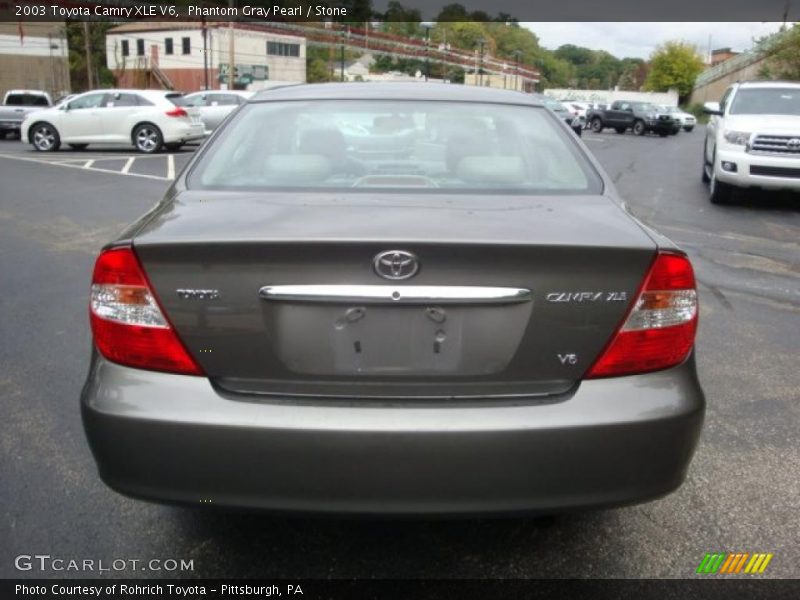 Phantom Gray Pearl / Stone 2003 Toyota Camry XLE V6