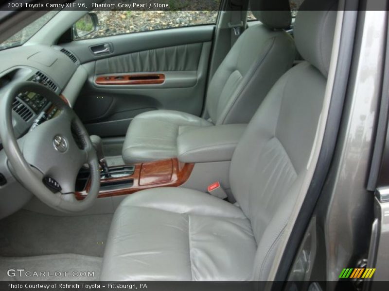 Phantom Gray Pearl / Stone 2003 Toyota Camry XLE V6