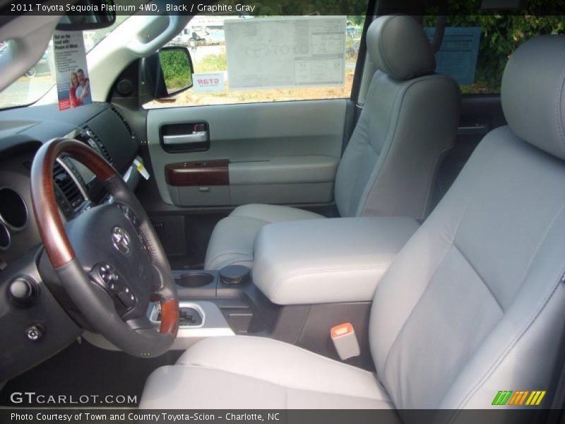 Black / Graphite Gray 2011 Toyota Sequoia Platinum 4WD