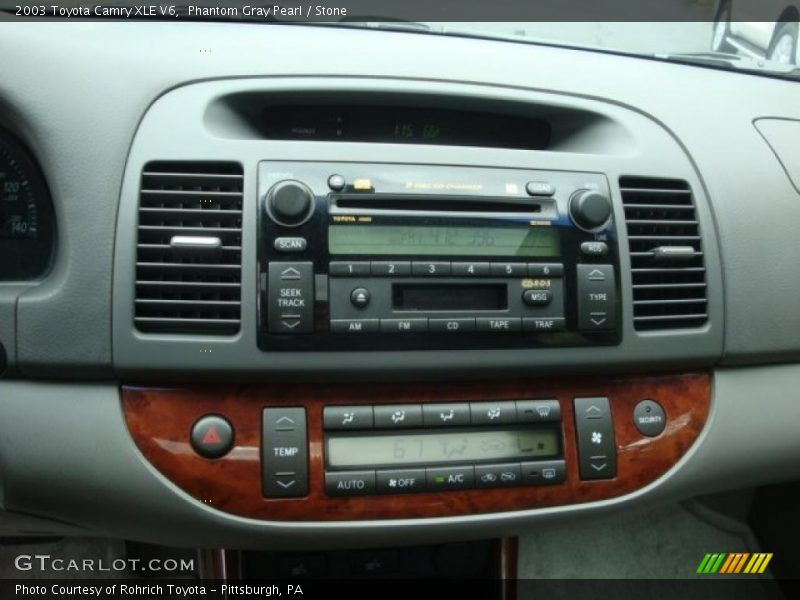 Phantom Gray Pearl / Stone 2003 Toyota Camry XLE V6