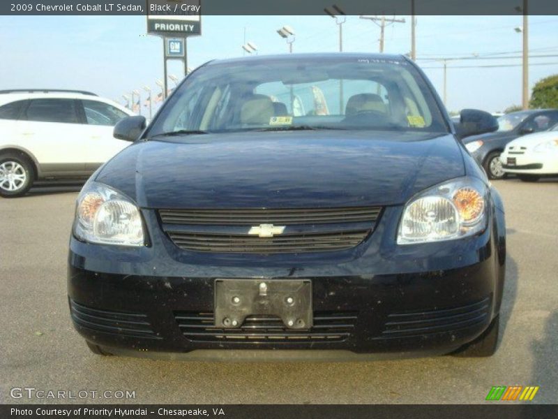 Black / Gray 2009 Chevrolet Cobalt LT Sedan