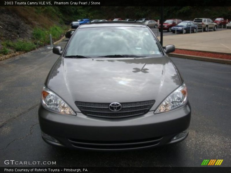 Phantom Gray Pearl / Stone 2003 Toyota Camry XLE V6